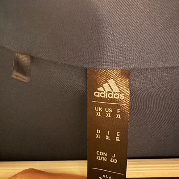 adidas Men's Core Novelty Versatile Jacket Navy Blue Size XL - Picture 3 of 4